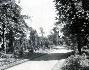 The Garden of Remembrance shortly after it was opened in July 1927