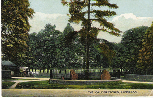 Postcard of the Calderstones. 1907