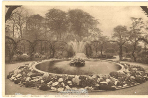 Postcard of Greenbank Park Fountain. (Date unknown)