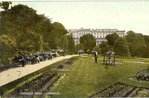 Postcard of Princes Park, early 1900s