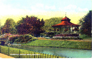 Postcard of Sefton Park early 1900s