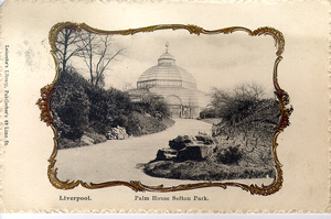 Postcard of the Palmhouse. (Date unknown)