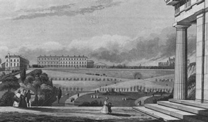 A view across St James's Cemetery 1834